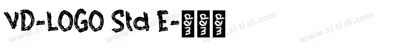 VD-LOGO Std E字体转换